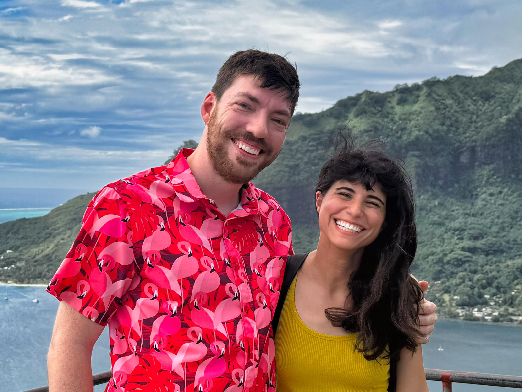 Romina and Jason in French Polynesia